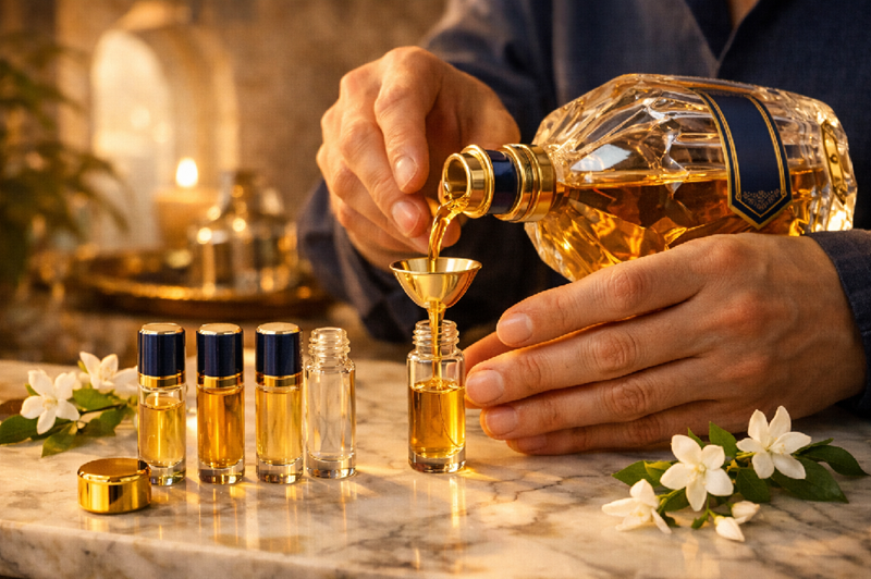 L'art du décantage de parfum